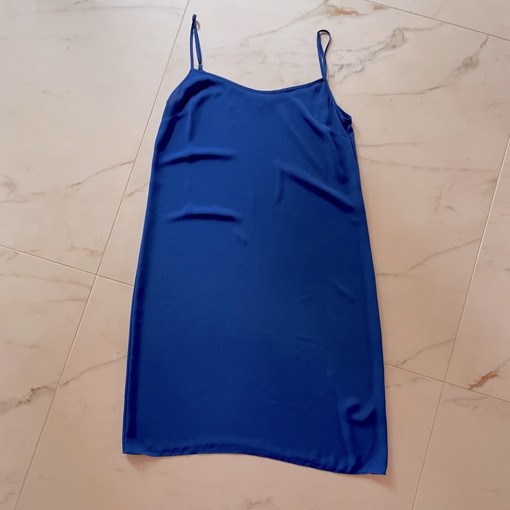 J Crew vibrant blue dress